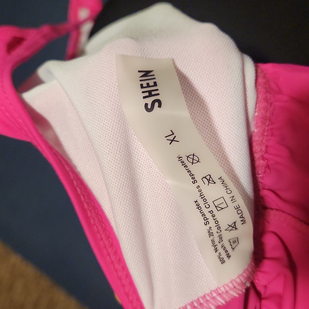 Hot Pink Ruffle Bikini - Picture 4 of 8